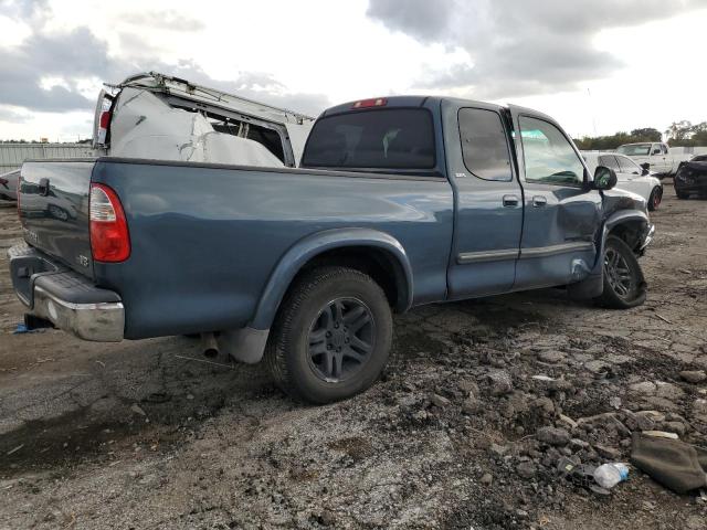 5TBRT34176S472620 - 2006 TOYOTA TUNDRA ACCESS CAB SR5 BLUE photo 3