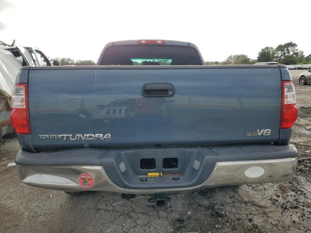 5TBRT34176S472620 - 2006 TOYOTA TUNDRA ACCESS CAB SR5 BLUE photo 6