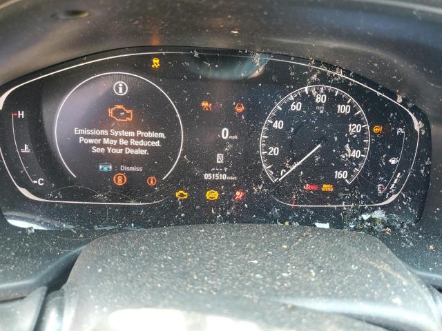 1HGCV1F5XMA117058 - 2021 HONDA ACCORD EXL GRAY photo 9