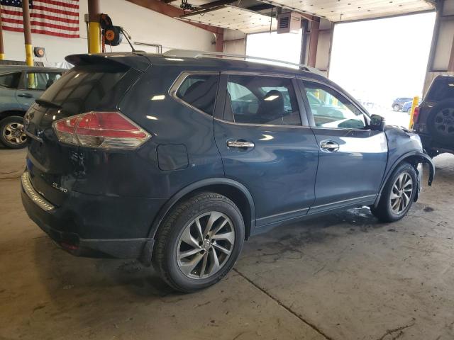 5N1AT2MV1FC806963 - 2015 NISSAN ROGUE S 蓝色 照片 3