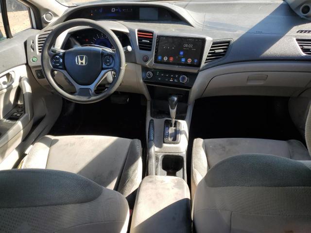 2HGFG3B40CH004915 - 2012 HONDA CIVIC LX WHITE photo 8