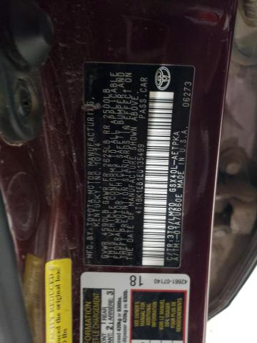 4T1BK1EB1EU135499 - 2014 TOYOTA AVALON BASE Marron photo 13