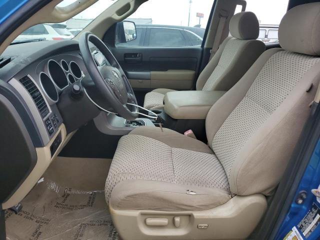 5TFUW5F15AX149235 - 2010 TOYOTA TUNDRA DOUBLE CAB SR5 BLUE photo 7