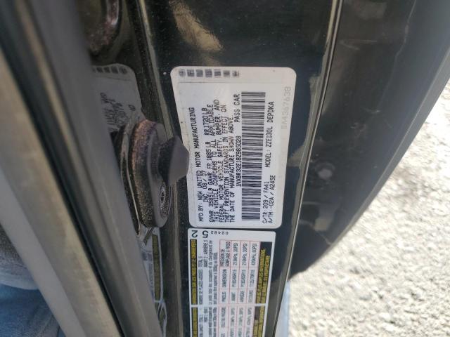 1NXBR32E18Z985028 - 2008 TOYOTA COROLLA CE BLACK photo 12