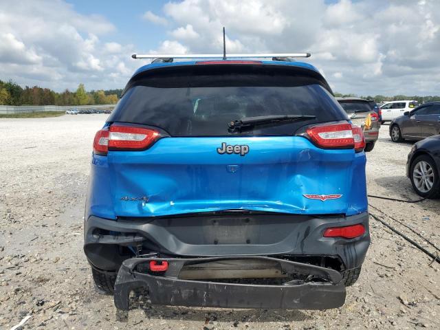 1C4PJMBB4HW637726 - 2017 JEEP CHEROKEE TRAILHAWK BLUE photo 6