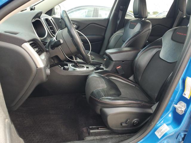 1C4PJMBB4HW637726 - 2017 JEEP CHEROKEE TRAILHAWK BLUE photo 7