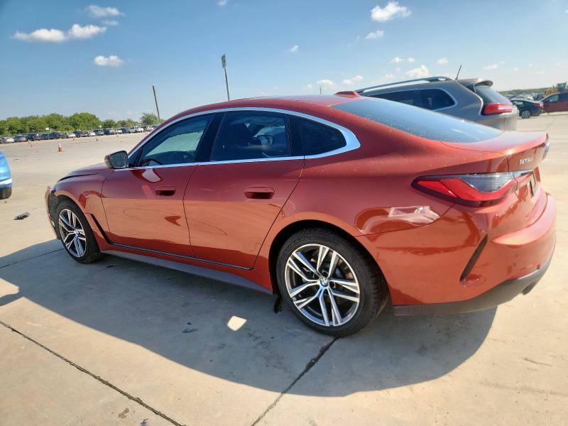 WBA63AV08PFP58012 - 2023 BMW 430I GRAN COUPE ORANGE photo 2