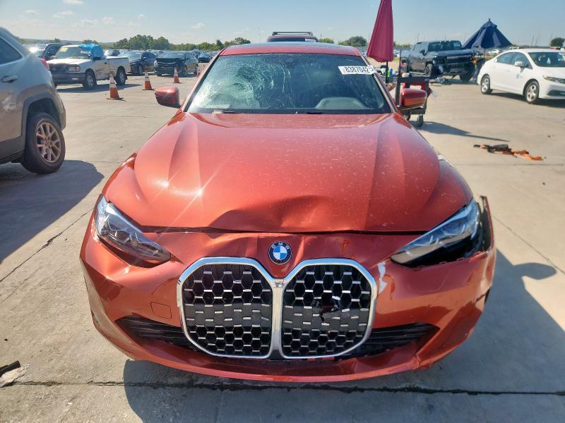 WBA63AV08PFP58012 - 2023 BMW 430I GRAN COUPE ORANGE photo 5