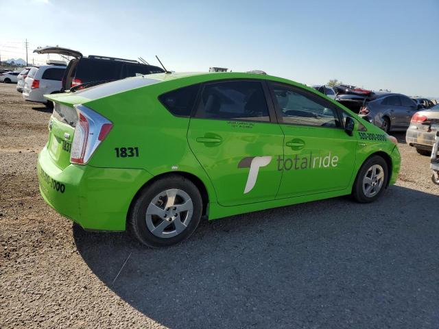 JTDKN3DU8D5631614 - 2013 TOYOTA PRIUS 绿色 照片 3