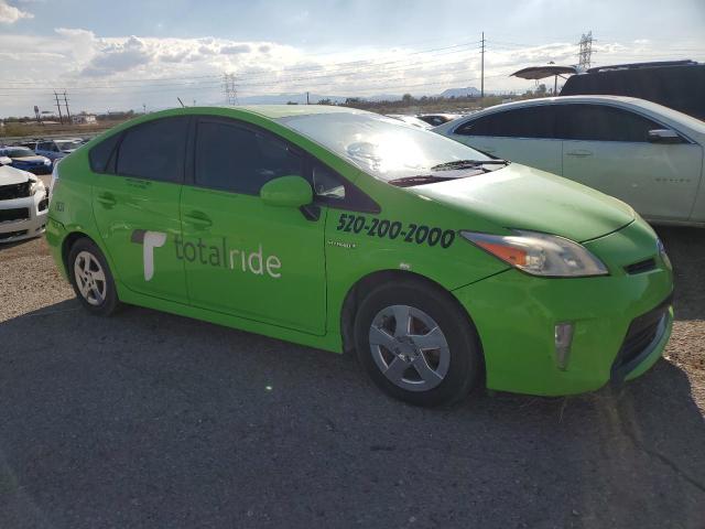 JTDKN3DU8D5631614 - 2013 TOYOTA PRIUS 绿色 照片 4