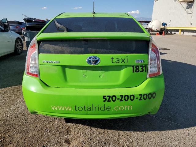 JTDKN3DU8D5631614 - 2013 TOYOTA PRIUS 绿色 照片 6