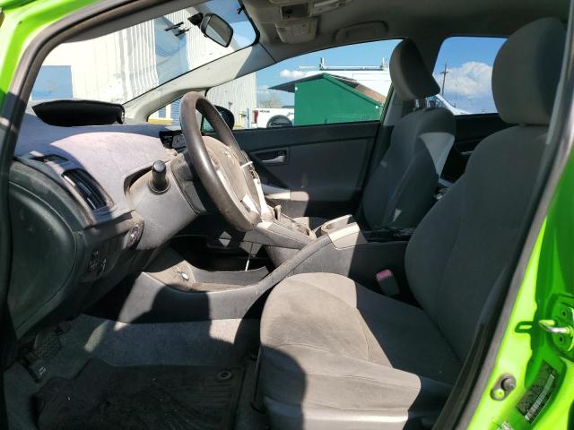 JTDKN3DU8D5631614 - 2013 TOYOTA PRIUS 绿色 照片 7