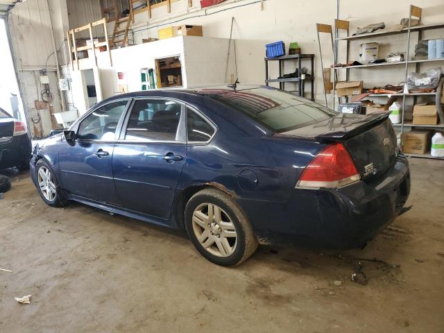 2G1WB5E31C1206269 - 2012 CHEVROLET IMPALA LT BLUE photo 2