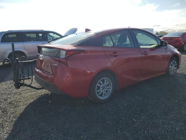 JTDL9RFU8K3005515 - 2019 TOYOTA PRIUS RED photo 3
