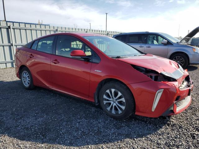 JTDL9RFU8K3005515 - 2019 TOYOTA PRIUS RED photo 4