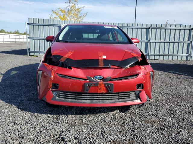 JTDL9RFU8K3005515 - 2019 TOYOTA PRIUS RED photo 5