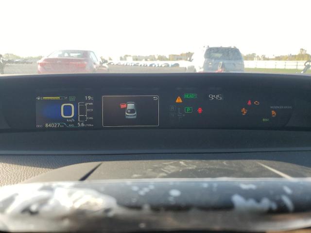 JTDL9RFU8K3005515 - 2019 TOYOTA PRIUS RED photo 9