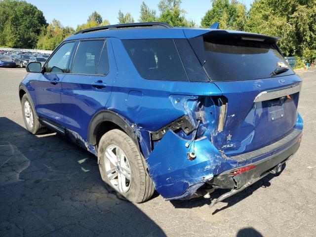 1FMSK8DHXLGD18104 - 2020 FORD EXPLORER XLT Mavi fotoğraf 2