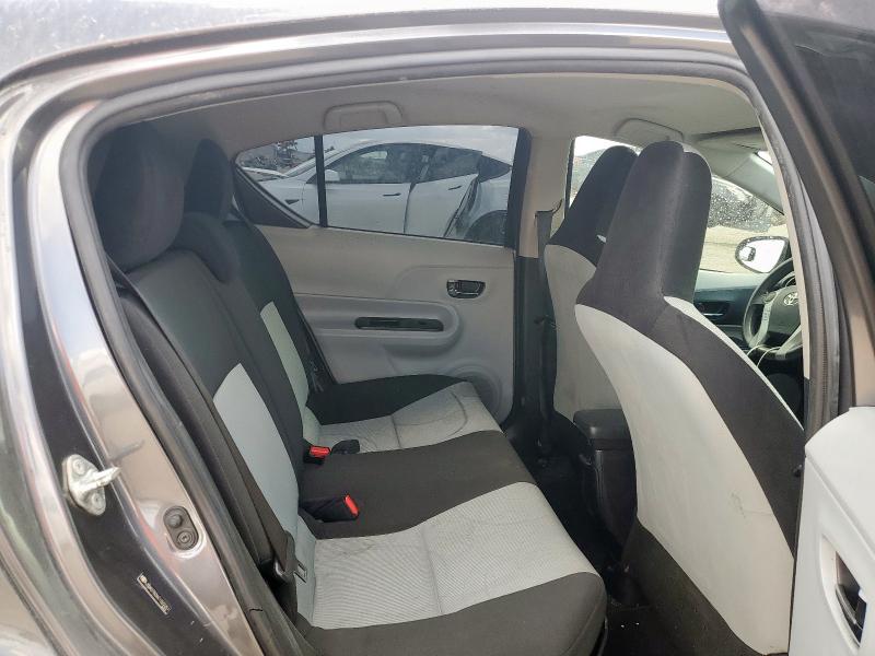 JTDKDTB36C1022251 - 2012 TOYOTA PRIUS C ნაცრისფერი ფოტო 10