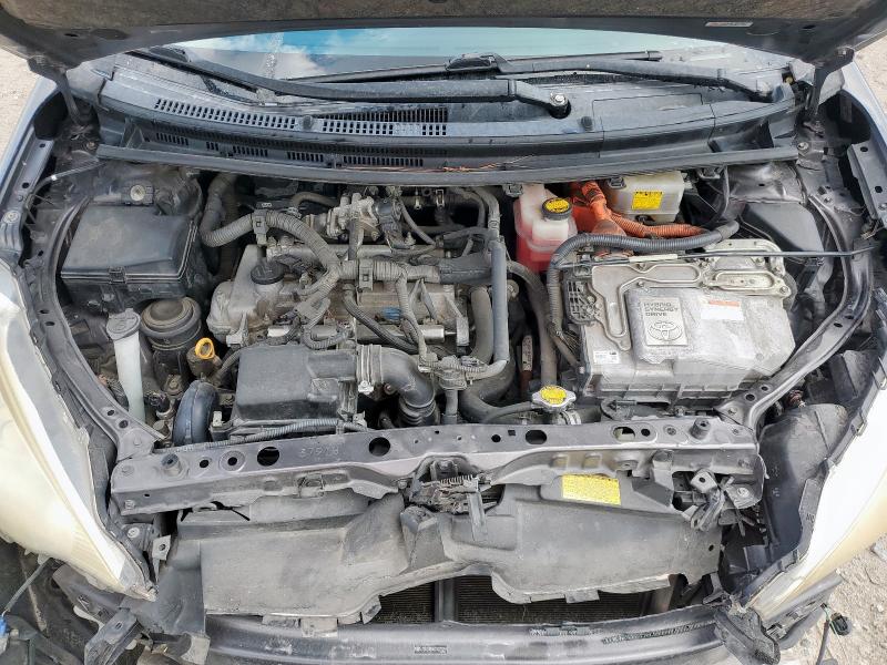 JTDKDTB36C1022251 - 2012 TOYOTA PRIUS C ნაცრისფერი ფოტო 11