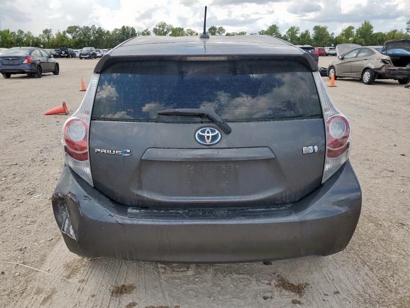 JTDKDTB36C1022251 - 2012 TOYOTA PRIUS C ნაცრისფერი ფოტო 6