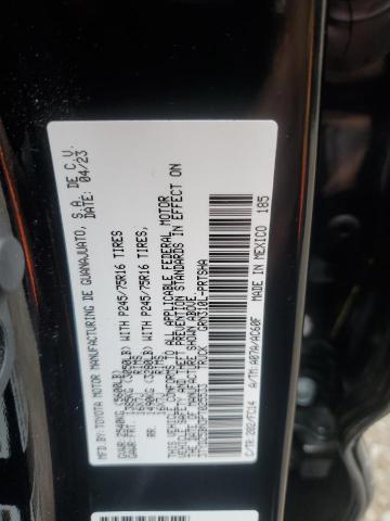 3TYDZ5BN3PT025533 - 2023 TOYOTA TACOMA DOUBLE CAB BLACK photo 13