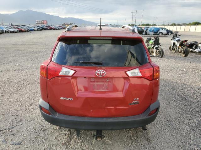 2T3BFREV2FW328878 - 2015 TOYOTA RAV4 LE 红色 照片 6