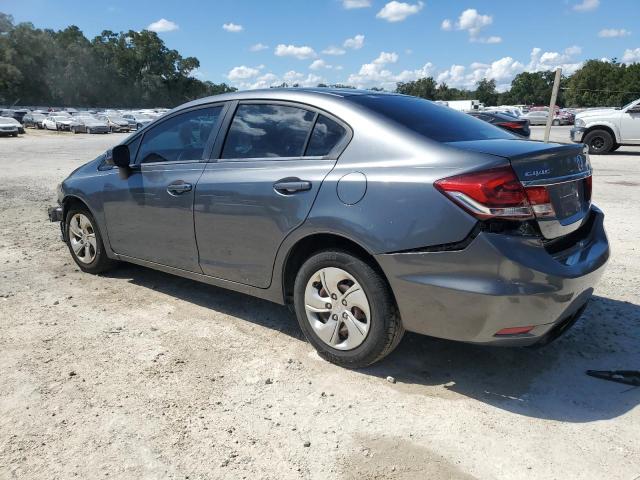 19XFB2F5XDE039484 - 2013 HONDA CIVIC LX BLUE photo 2