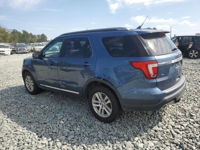 1FM5K8D89JGA56974 - 2018 FORD EXPLORER XLT Көк фото 2