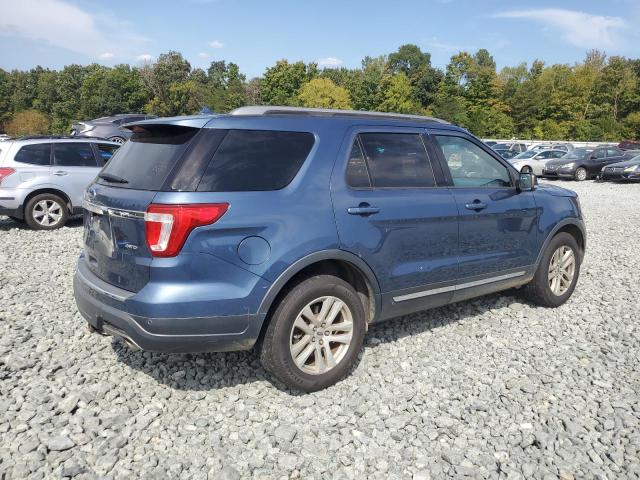 1FM5K8D89JGA56974 - 2018 FORD EXPLORER XLT Көк фото 3