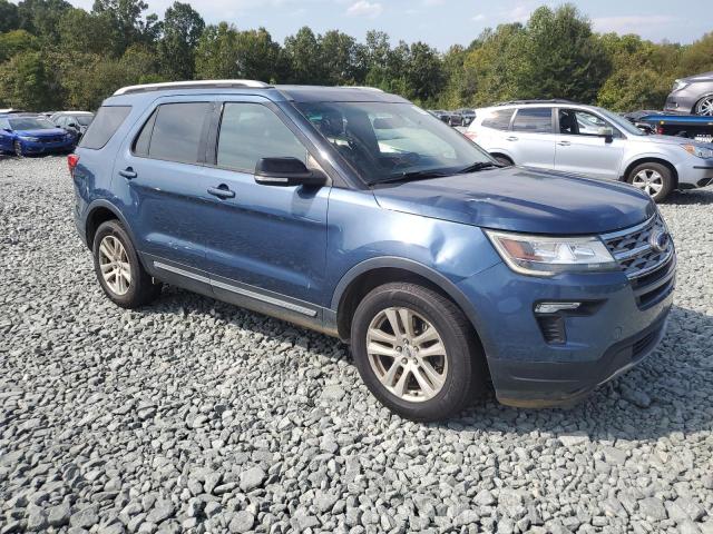 1FM5K8D89JGA56974 - 2018 FORD EXPLORER XLT Көк фото 4