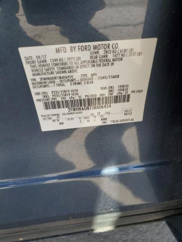 2FMHK6D87JBA06454 - 2018 FORD FLEX LIMITED Mavi fotoğraf 13