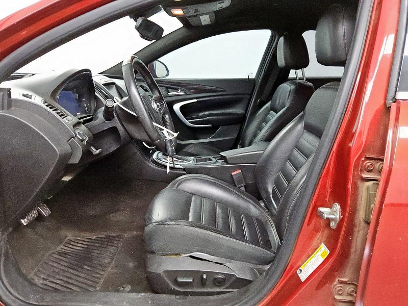 2G4GT5GXXE9295932 - 2014 BUICK REGAL GS RED photo 7
