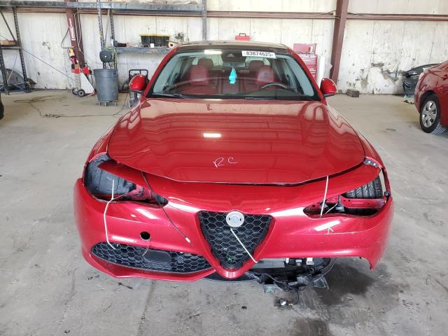 ZARFAEEN6H7553298 - 2017 ALFA ROMEO GIULIA TI Q4 RED photo 5