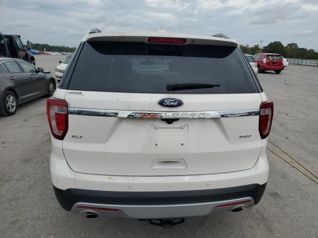 1FM5K8D86HGC80195 - 2017 FORD EXPLORER XLT თეთრი ფოტო 6