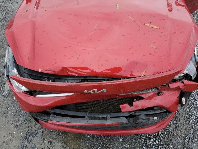 3KPA24AD4PE530447 - 2023 KIA RIO LX RED photo 11