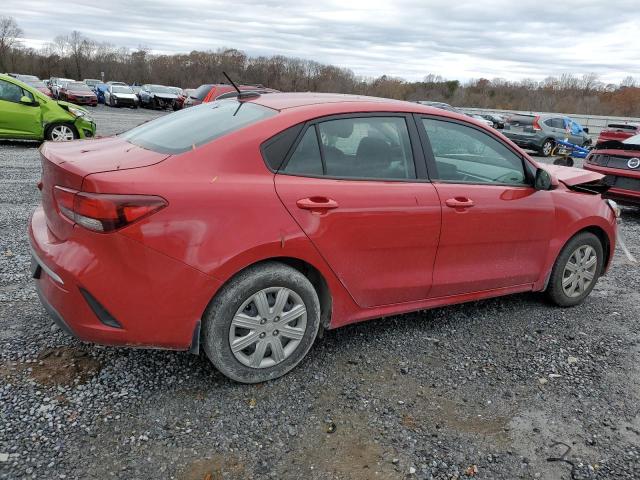 3KPA24AD4PE530447 - 2023 KIA RIO LX RED photo 3