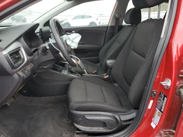 3KPA24AD4PE530447 - 2023 KIA RIO LX RED photo 7