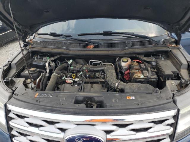 1FM5K7DH9JGC68316 - 2018 FORD EXPLORER XLT BLUE photo 12