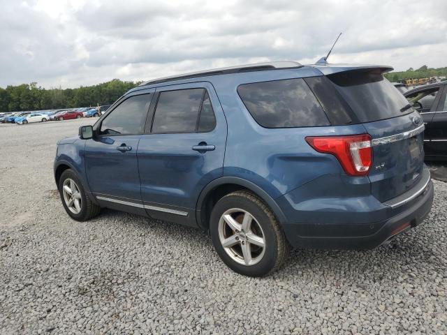 1FM5K7DH9JGC68316 - 2018 FORD EXPLORER XLT BLUE photo 2