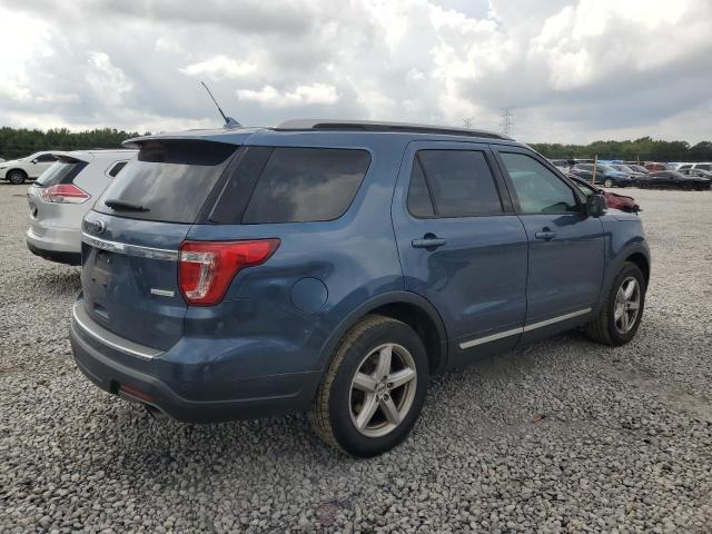 1FM5K7DH9JGC68316 - 2018 FORD EXPLORER XLT BLUE photo 3