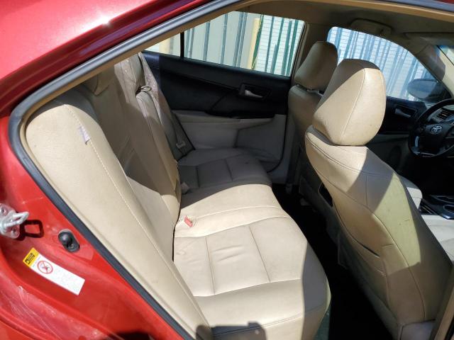 4T4BF1FKXDR276319 - 2013 TOYOTA CAMRY L წითელი ფოტო 10