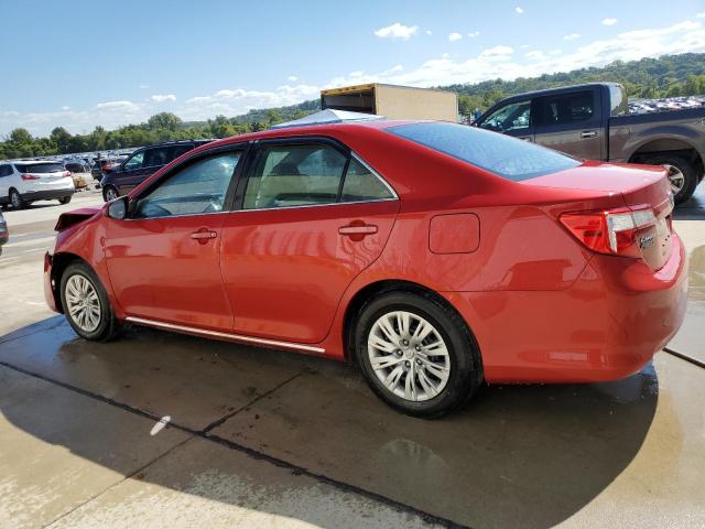 4T4BF1FKXDR276319 - 2013 TOYOTA CAMRY L წითელი ფოტო 2