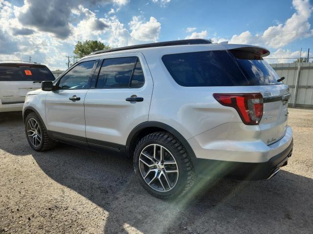 1FM5K8GT0HGC64770 - 2017 FORD EXPLORER SPORT Argent photo 2
