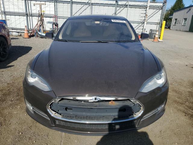 5YJSA1DNXDFP11472 - 2013 TESLA MODEL S ყავისფერი ფოტო 5