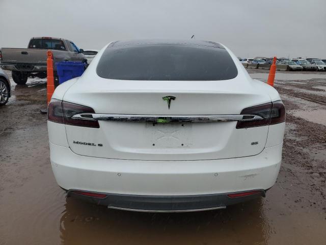 5YJSA1H15EFP56750 - 2014 TESLA MODEL S Biały zdjęcie 6