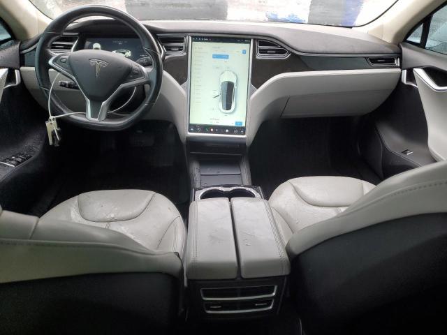 5YJSA1H15EFP56750 - 2014 TESLA MODEL S Biały zdjęcie 8