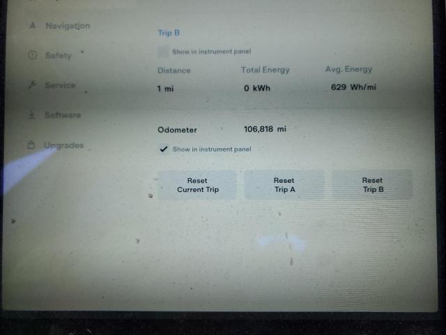 5YJSA1H15EFP56750 - 2014 TESLA MODEL S Biały zdjęcie 9