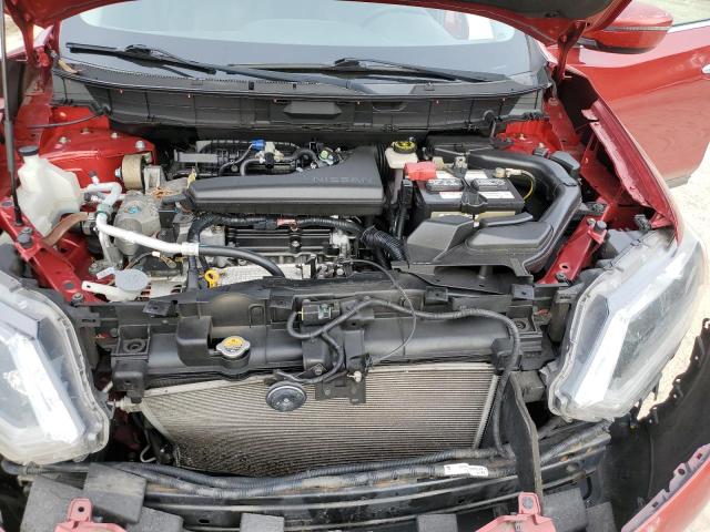 KNMAT2MV8GP699022 - 2016 NISSAN ROGUE S RED photo 12