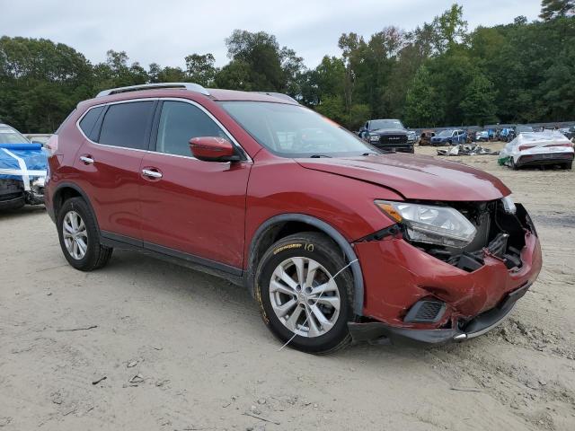 KNMAT2MV8GP699022 - 2016 NISSAN ROGUE S RED photo 4